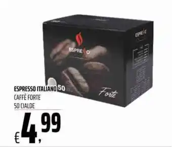 Coop Espresso Italiano Caffè Forte 50 cialde offerta