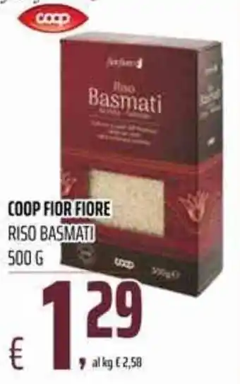 Coop Coop Fior Fiore Riso Basmati 500 g offerta