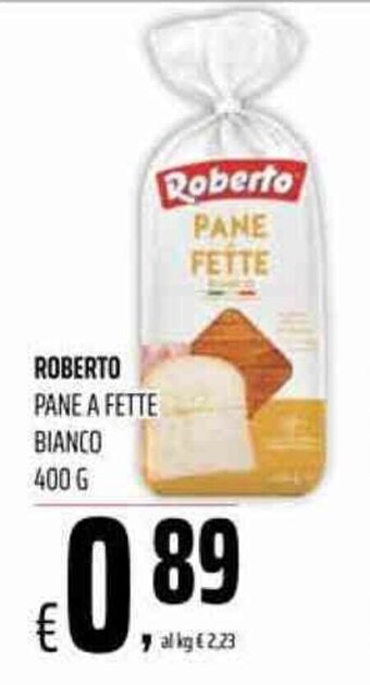 Coop Roberto Pane a Fette Bianco 400 g offerta