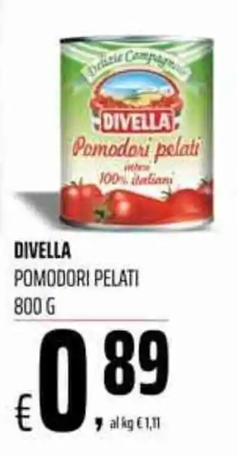 Coop Divella Pomodori Pelati 800 g offerta