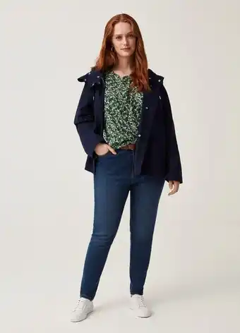 Giacca corta con cappuccio curvy mya