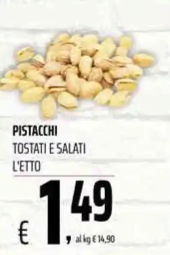 Coop Pistacchi Tostati e Salati offerta