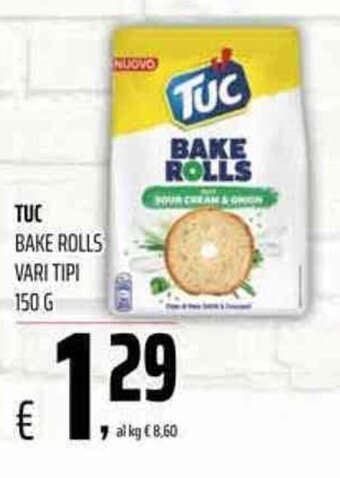 Coop Tuc Bake Rolls vari tipi 150 g offerta