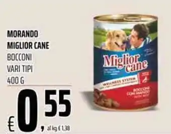 Coop Morando Miglior Cane Bocconi vari tipi 400 g offerta