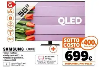 Expert Samsung TV QLED 55" Q80B offerta
