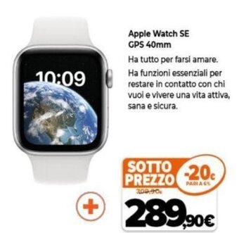 Expert Apple Watch SE GPS 40mm offerta