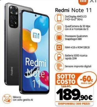 Expert Redmi Note 11 offerta