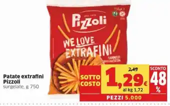Pizzoli Patate extrafini surgelate 750 g