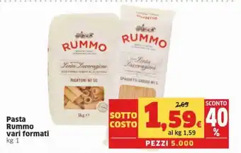Pasta Rummo vari formati 1 kg