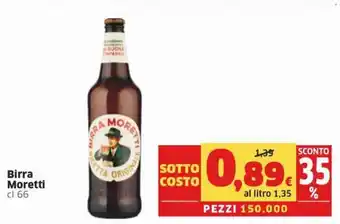 Sigma Superstore Birra Moretti 66 cl offerta