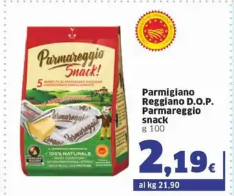 Sigma Superstore Parmareggio Parmigiano Reggiano D.O.P. snack 100 g offerta