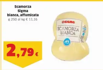 Sigma Superstore Scamorza Sigma, bianca, affumicata 250 g offerta