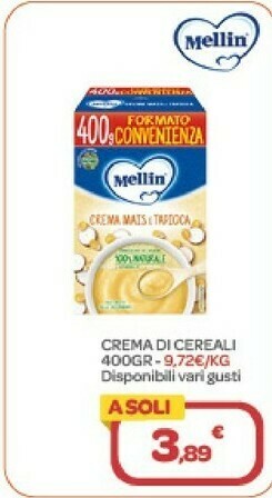 Bimbo Store Mellin Crema Di Cereali offerta