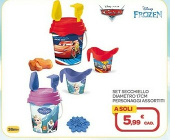Bimbo Store Disney Set Secchiello offerta