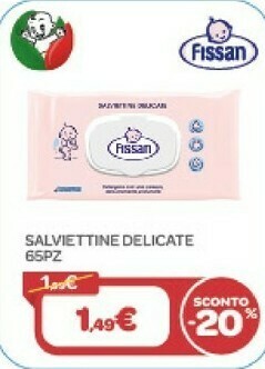 Bimbo Store Fissan Salviettine Delicate offerta