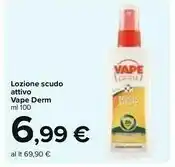 Carrefour Market Vape Lozione Scudo Attivo Derm offerta