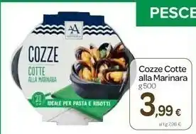 Carrefour Cozze Cotte Alla Marinara 500g offerta