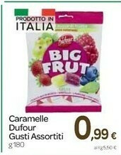 Carrefour Dufour - Caramelle Big Fruit Gelee 180 G(ml) offerta