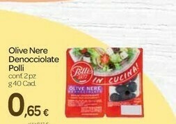 Polli Olive Nere Denoncciolate 40g