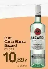 Carrefour Bacardi Rum Carta Blanca offerta