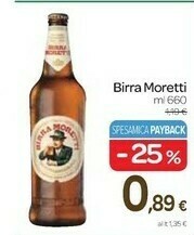 Carrefour Birra Moretti - Birra Moretti 660 G(ml) offerta