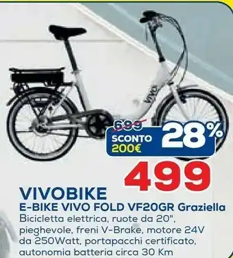 Vivo E-bike Fold Vf20gr Graziella