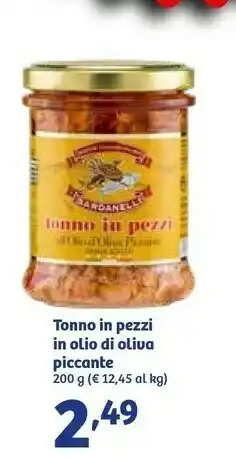 In'S Mercato Sardanelli Tonno In Olio Di Oliva Piccante offerta