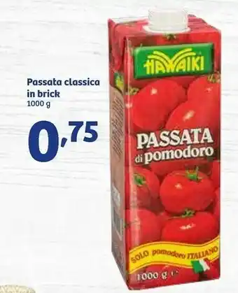 In'S Mercato Hawaiki Passata Classica In Brick offerta
