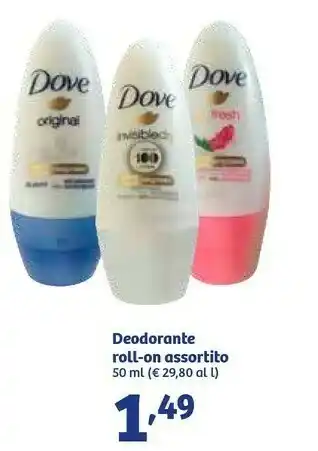 In'S Mercato Dove Deodorante Roll-on offerta