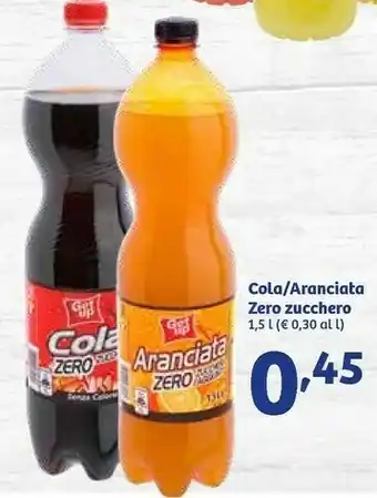 In'S Mercato Get Up - Aranciata Zero 1500 G(ml) offerta