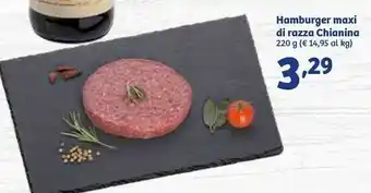 Valtenera Val Tenera Hamburger Di Razza Chianina 220 G