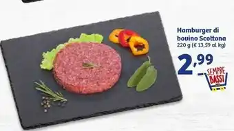Valtenera Val Tenera Hamburger Di Bovino Scottona 220 G