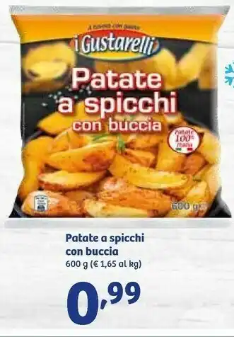 In'S Mercato I Gustarelli Patate A Spicchi Con Buccia offerta