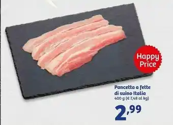 In'S Mercato Pancetta A Fette Di Suino Italia offerta