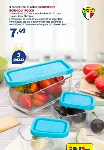 In'S Mercato Bormioli Rocco Contenitori per alimenti offerta