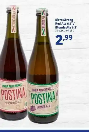 In'S Mercato Postina Birra Strong Red Ale offerta