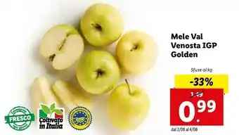 Val venosta Mele Golden Igp