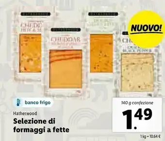 Lidl Hatherwood Selezione Di Formaggi A Fette offerta