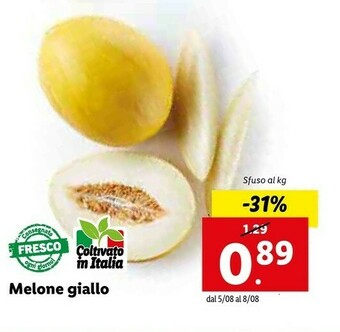 Lidl Melone Giallo offerta