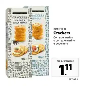 Lidl Hatherwood Crackers 185 G(ml) offerta