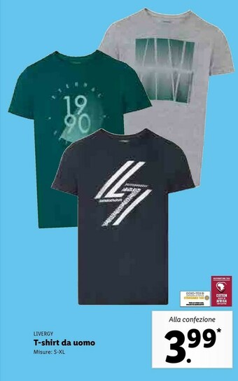Lidl T-Shirt Da Uomo offerta