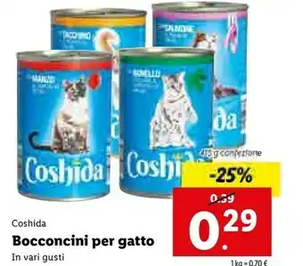 Lidl Coshida Bocconcini Per Gatto offerta