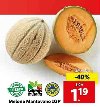 Lidl Melone Mantovano Igp offerta