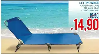 MD Discount Lettino Mare offerta