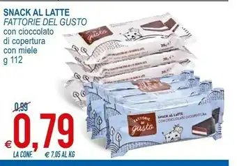 MD Discount Fattorie Del Gusto Snack Al Latte offerta