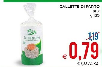 MD Discount Bio Gallette Di Farro 120g offerta