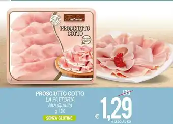 MD Discount La Fattoria Prosciutto Cotto Alta Qualità 100 G(ml) offerta