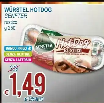 MD Discount Senfter Wurstel Hotdog Rustico 250 G offerta