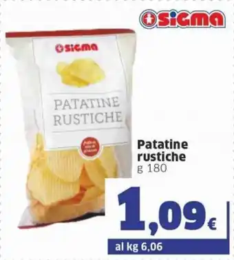 Sigma Superstore Patatine rustiche 180 g offerta