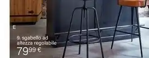 Sgabello Ad Altezza Regolabile